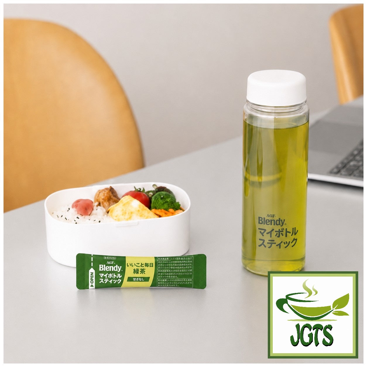 (AGF) Blendy My Bottle Stick - Good Things Every Day - Green Tea - Blended Tea - One stick and a my bottle of tea