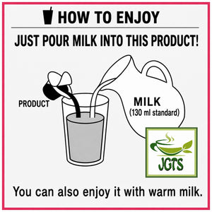 (AGF) Blendy Potion Sweet Ripe Strawberry Ole - Instructions to prepare matcha ole base (E)