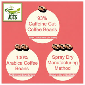 (AGF) Blendy Stick Black Soothing Caffeine-Free Coffee - 97% cafeine free coffee