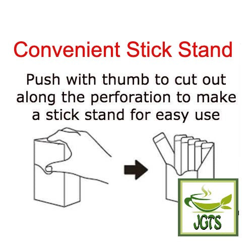 (AGF) Blendy Stick Cafe Au Lait (Original) Instant Coffee 8 Sticks - Easy take out Stand Box