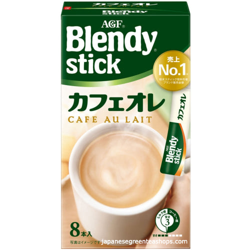 (AGF) Blendy Stick Cafe Au Lait (Original) Instant Coffee 8 Sticks