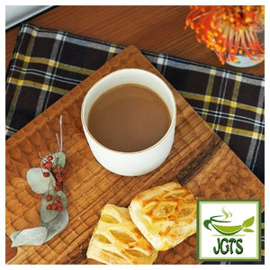(AGF) Blendy Stick Cafe Au Lait (Otonna) Instant Coffee - Fresh brewed in cup photo