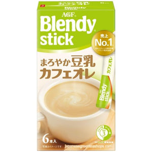 (AGF) Blendy Stick Mellow Soy Milk Cafe Au Lait Instant Coffee