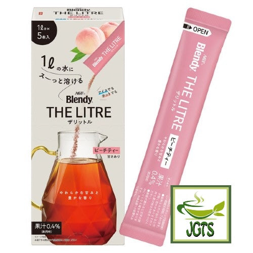 (AGF) Blendy The Litre - Peach box with stick