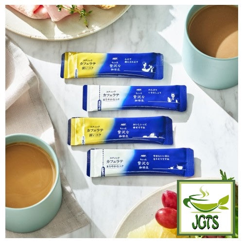 (AGF) Luxurious Coffee Shop Cafe Latte Rich Flavor - 2 blends stick type