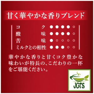 (AGF) ~ Luxurious Coffee Shop Mocha Blend Ground Coffee - Flavor chart