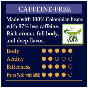 AGF ~ Luxurious Coffee Shop Premium Drip Decaffeinated - Flavor chart (E)