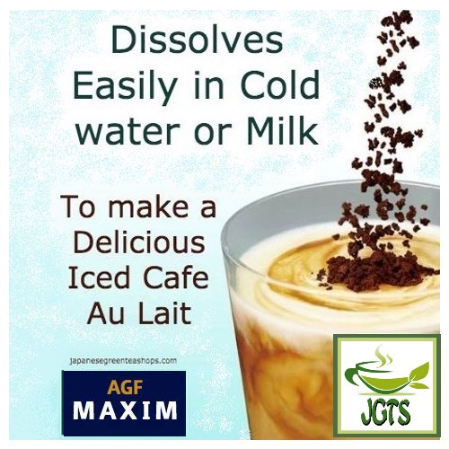 (AGF) Maxim Aroma Select Blend Instant Coffee - Easily Dissolves in milk or water