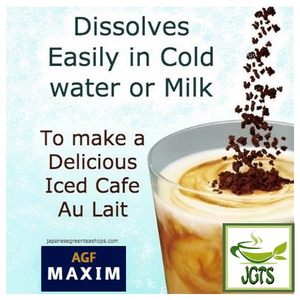 (AGF) Maxim Black In Box Assortment Instant Coffee 20 Sticks - Easily Dissolves in milk or water