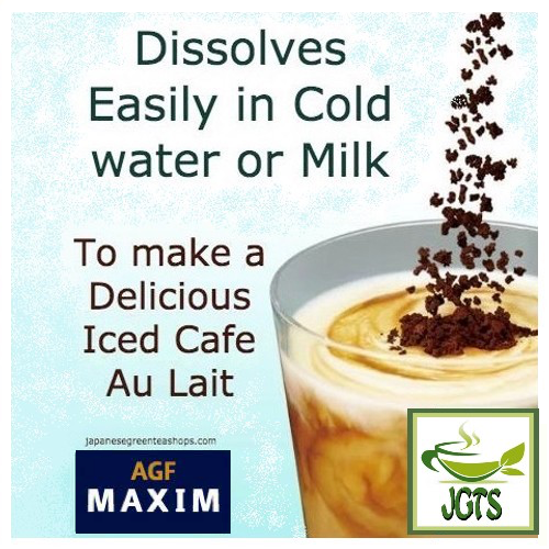 (AGF) Maxim Black In Box Roast Assortment Instant Coffee 8 Sticks - Easily Dissolves in milk or water