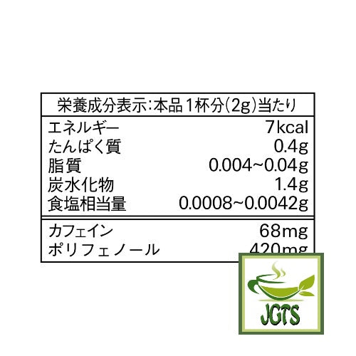 (AGF) Maxim Instant Coffee (Bag) - Nutrition information