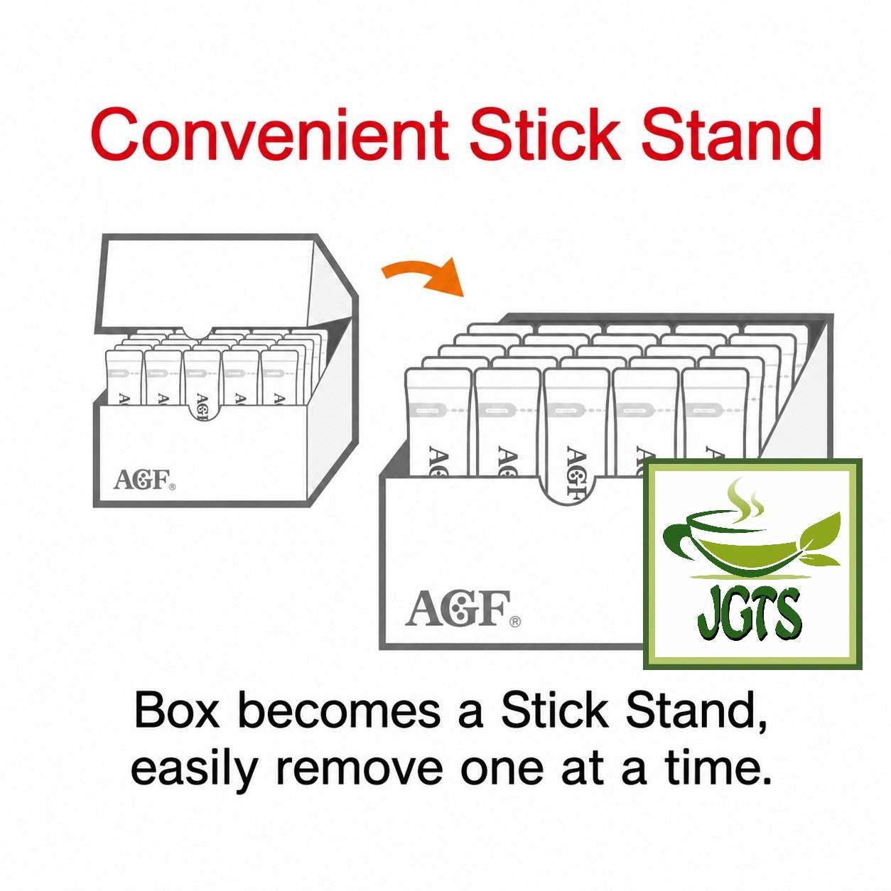 (AGF) Maxim Luxurious Coffee Shop Special Blend Instant Coffee- Easy take out Stand Box
