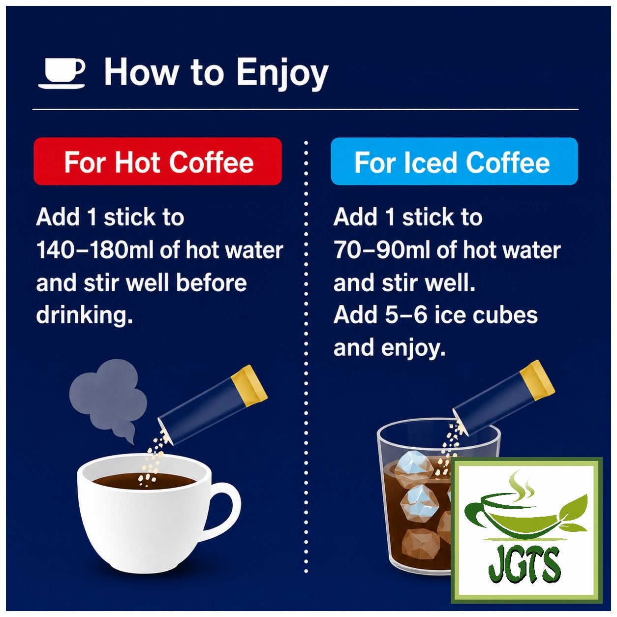 (AGF) Maxim Luxurious Coffee Shop Special Blend Instant Coffee - How to make delicious Instant Coffee (E)