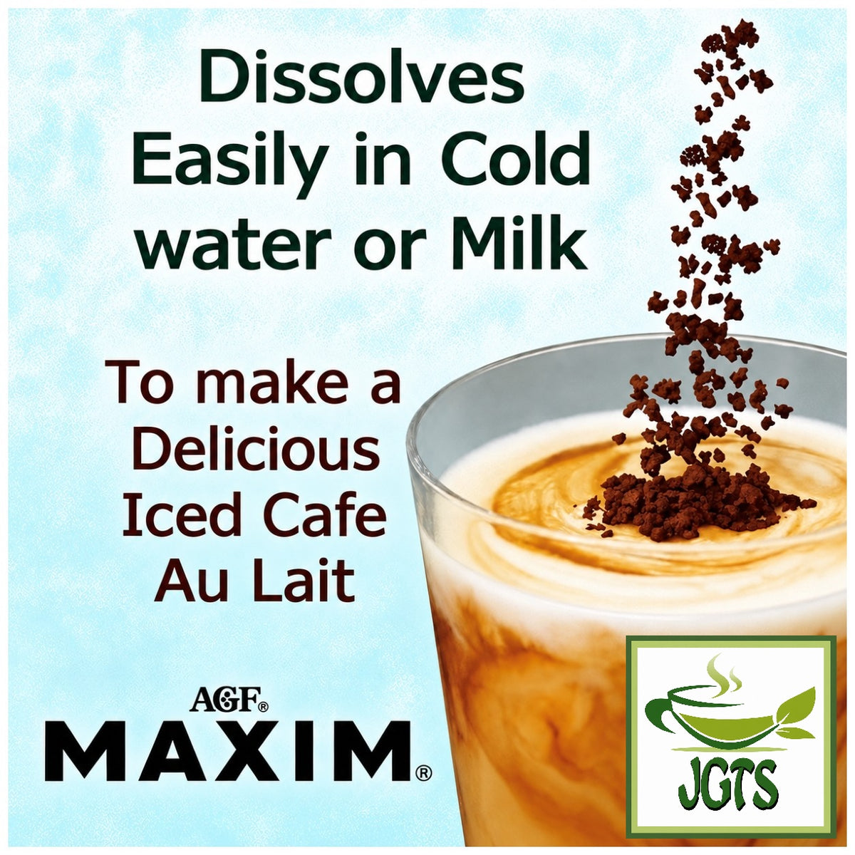 (AGF) Maxim Stick Black - Easily Dissolves in milk or water