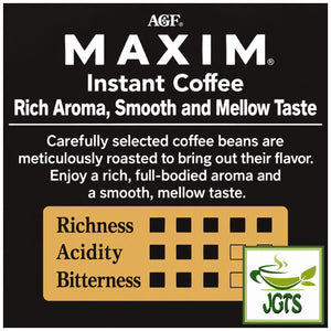 (AGF) Maxim Stick Black - Flavor chart (E)