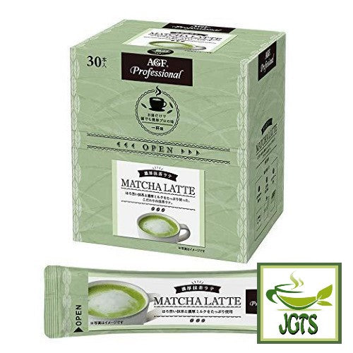 (AGF) Professional Rich Matcha Latte - Box and one stick