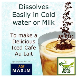 (AGF) Slightly Luxurious Coffee Shop Classic Blend Instant Coffee - Easily Dissolves in milk or water