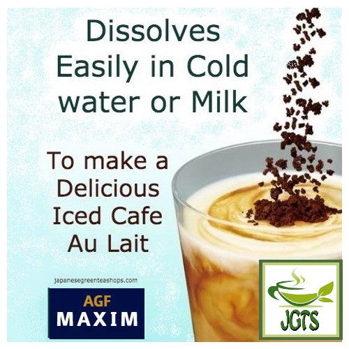 (AGF) Slightly Luxurious Coffee Shop Classic Blend Instant Coffee - Easily Dissolves in milk or water