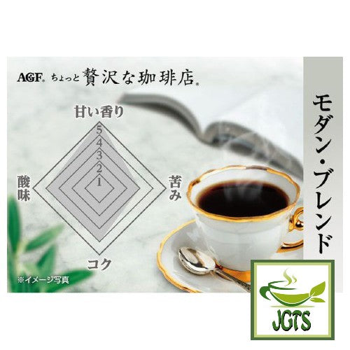 (AGF) Slightly Luxurious Coffee Shop Modern Blend Instant Coffee (Jar) - Sweet and gorgeous Aroma