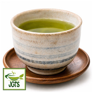(Araien Honten) - Sayama Tea Master Finished Clear Skies - Brewed in a Japanese tea cup