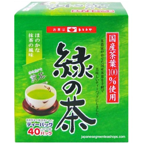 Asamiya Midori No Ocha Green Tea Bags 40 Pack