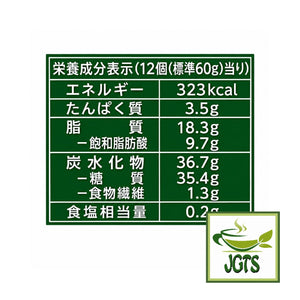 (Bourbon) Alfort Mini Chocolate Dark Matcha - Nutrition information