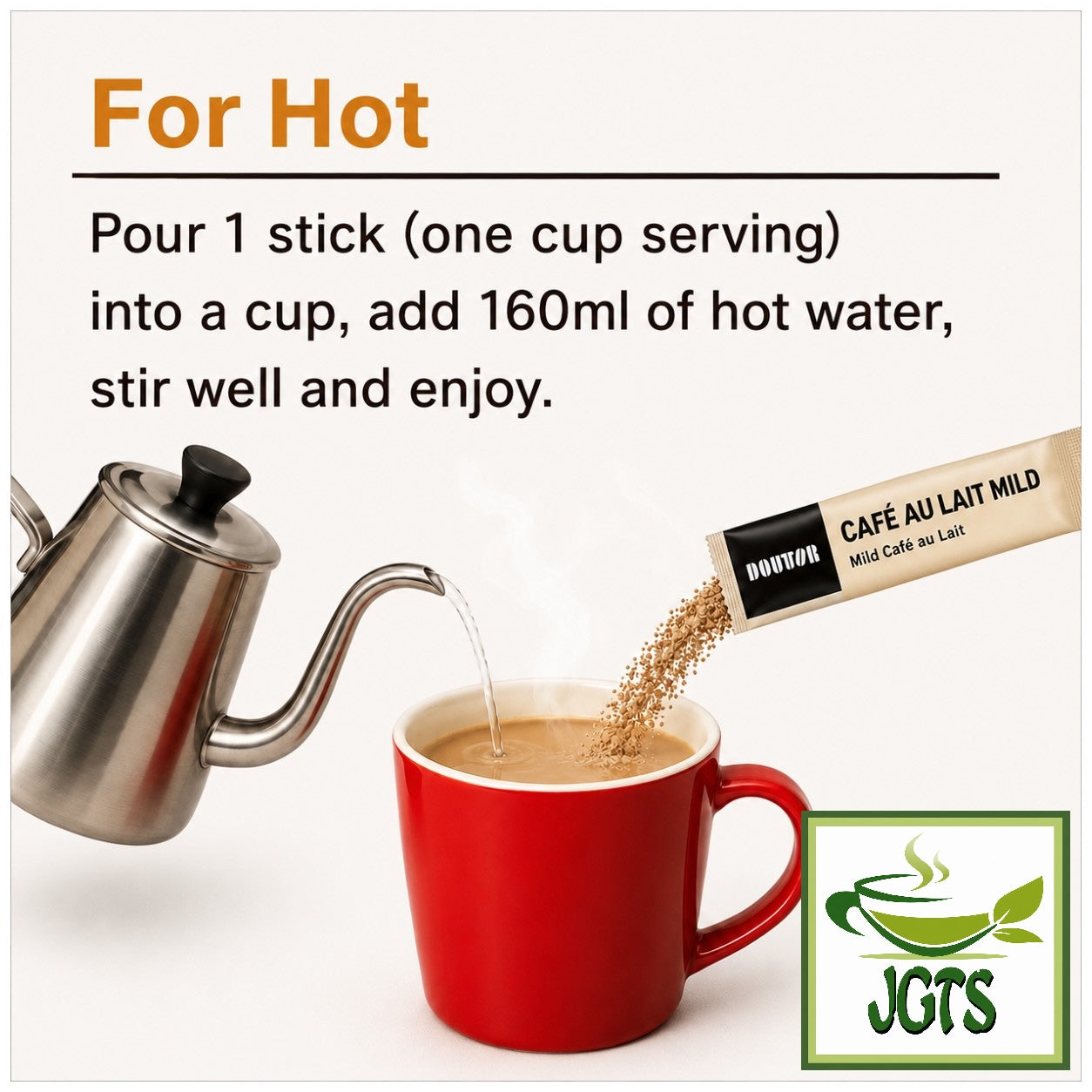 Doutor Cafe Au Lait Mild Instant Coffee – Japanese Green Tea Shops