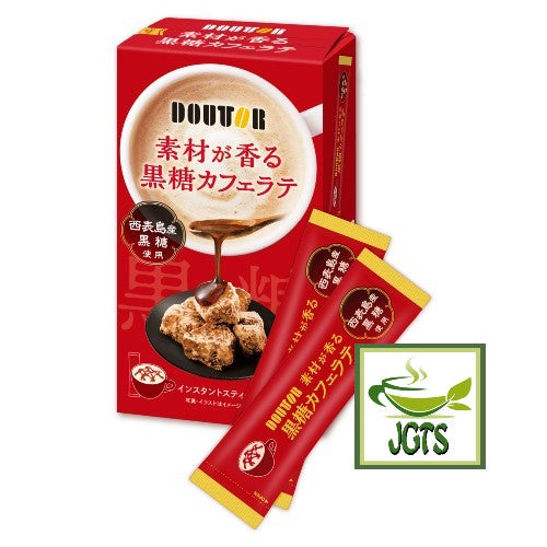 Doutor Coffee Brown Sugar Cafe Latte - Box and one stick