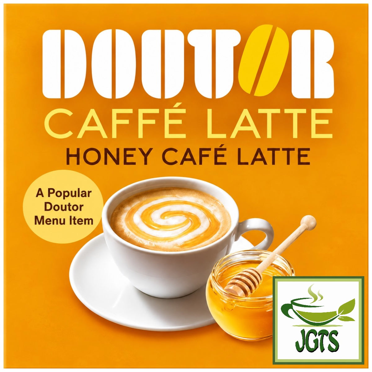 Doutor Coffee Honey Cafe Latte (Sticks) - A popular Doutor menu item (E)