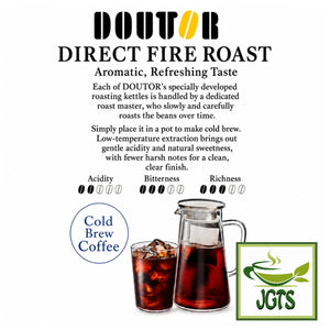Doutor Direct Fire Roasted Cold Brew Coffee - Flavor chart (Eng)