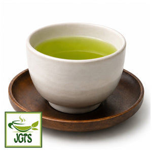 First Harvest Kanaya Midori - Kanya Midori japanese green tea brewed in cup