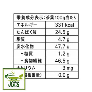 (First Harvest) Deep Steamed Sayama Tea - Nutrition information Tea Leaves