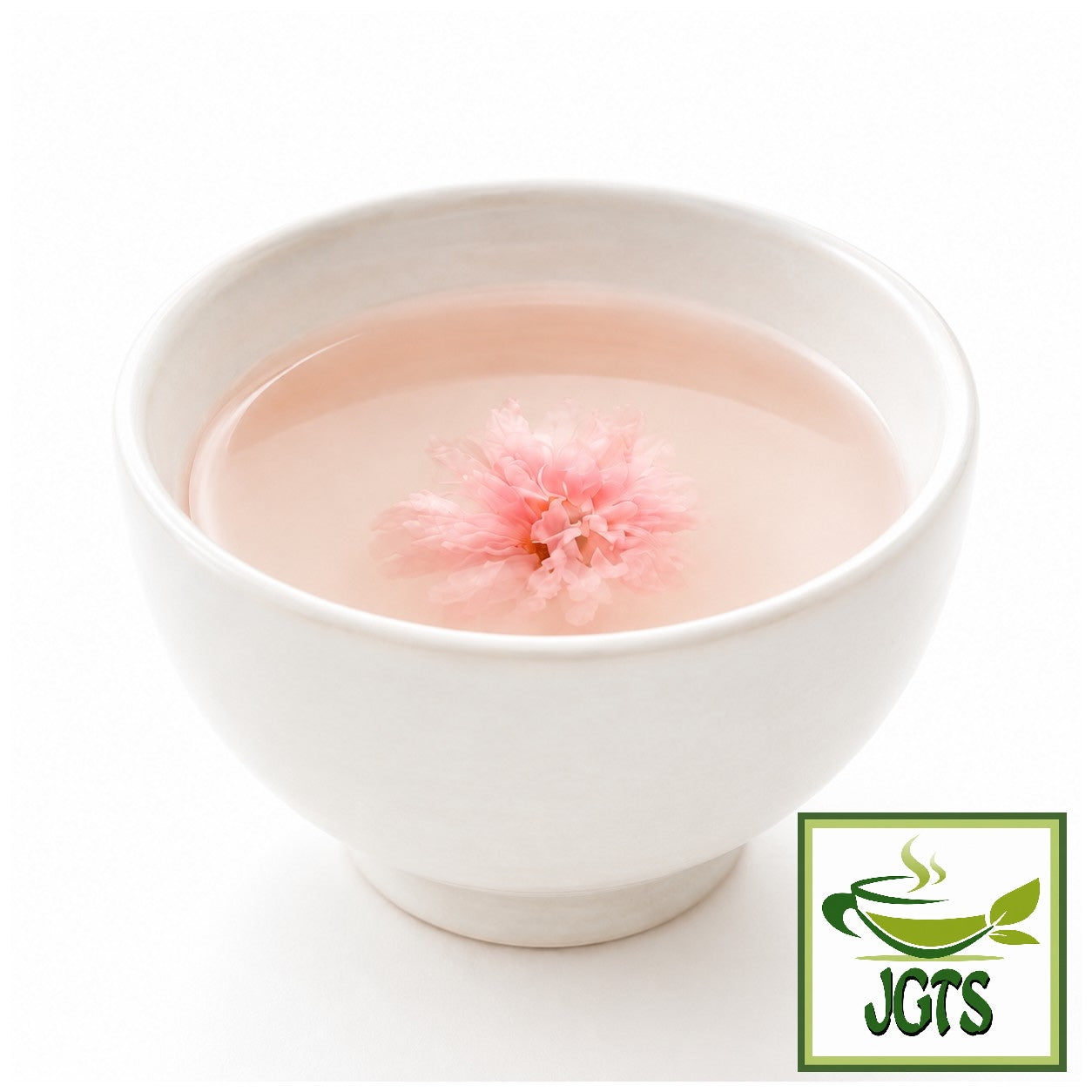 Fuji Shokuhin . Sakura Tea - Cup of cherry blossom tea served hot