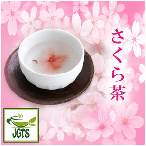 Fuji Shokuhin Sakura Tea - Fresh brewed sakura tea