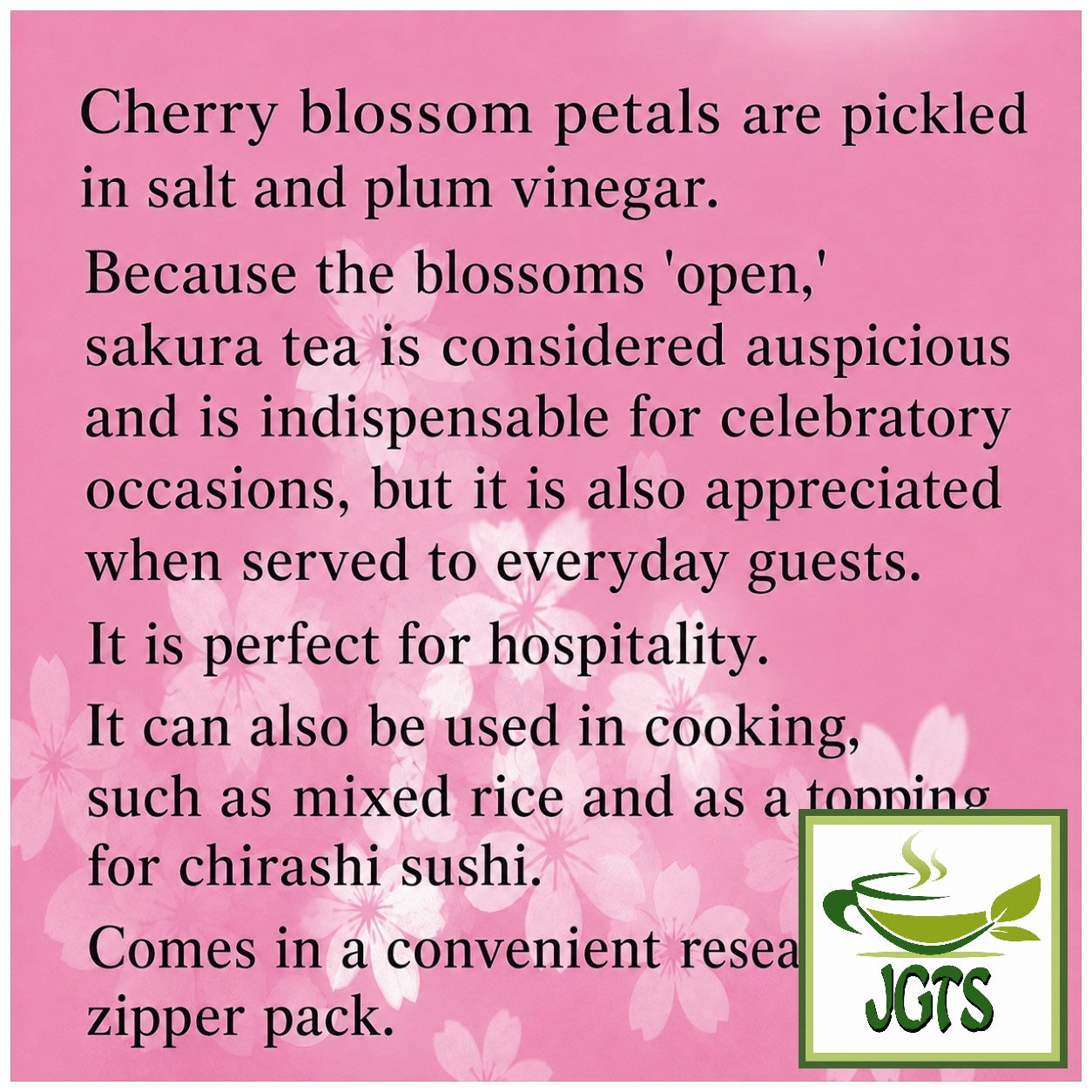 Fuji Shokuhin Sakura Tea - good for cooking (E)