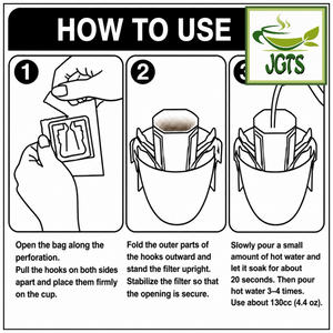 (Fujita Coffee Shop) Quality Series Mandheling Blend - Instructions how to brew (E)
