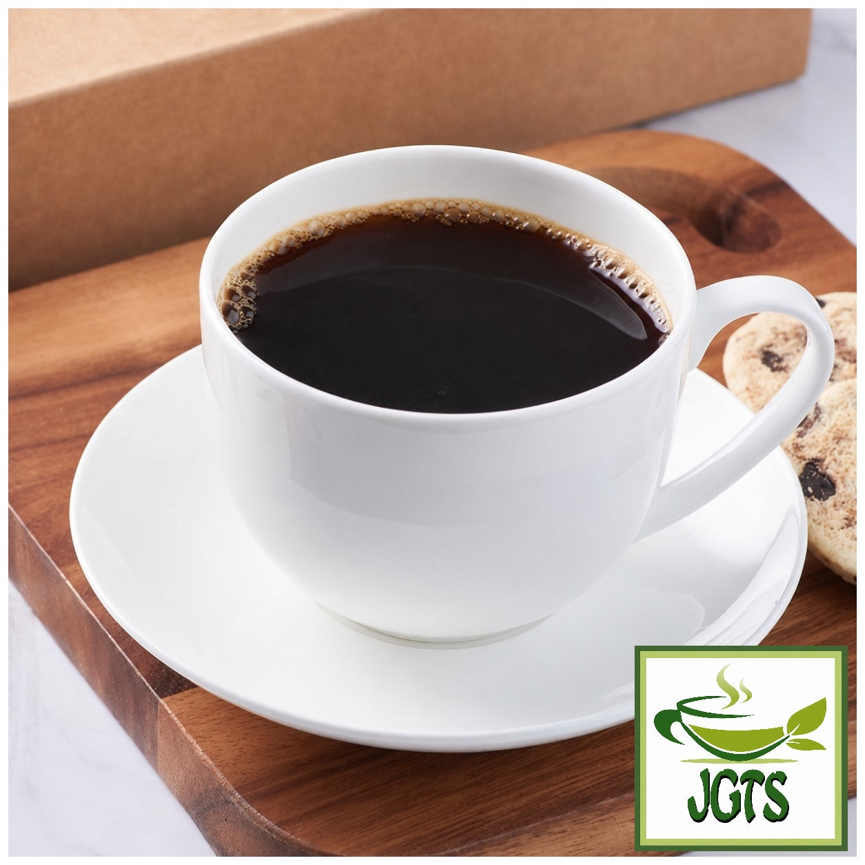 (Fujita Coffee Shop) Quality Series Mandheling Blend Ground Coffee - One cup brewed in mug 