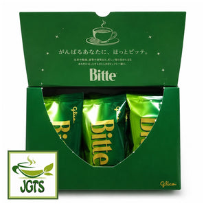Glico Bitte Matcha Chocolate - Open box photograph