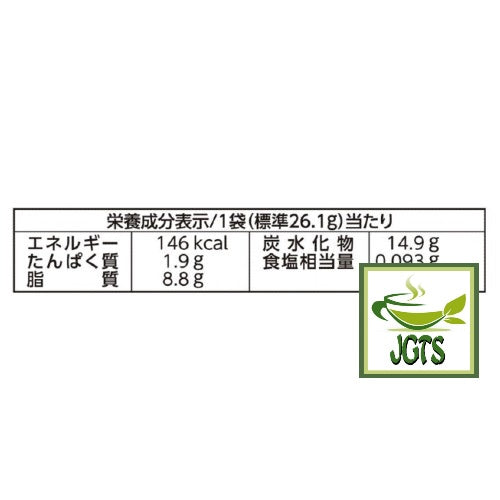 Glico Pocky 2-layered Rich Matcha (Seasonal) - Nutrition information