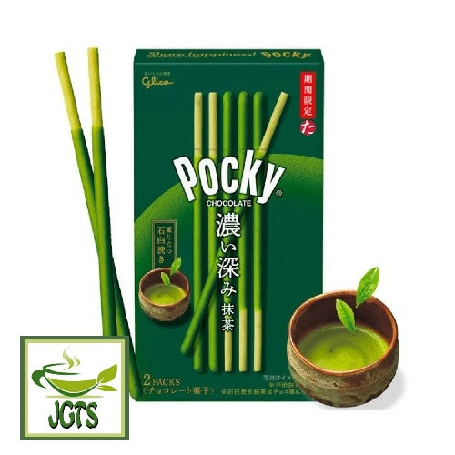 Glico Pocky Deep Matcha - package with sticks
