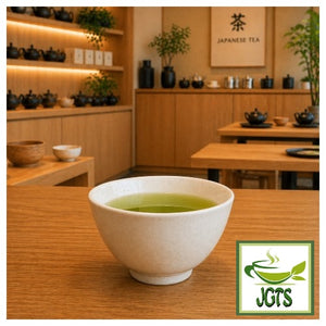 Harada Sayama Green Tea (100 grams) - Cup of Sayama green tea