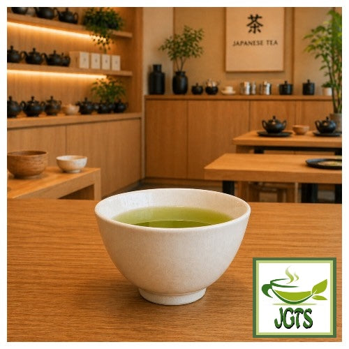 Harada Sayama Green Tea (100 grams) - Cup of Sayama green tea
