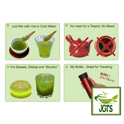 Harada Sencha One cup Of Catechin Green Tea Powder - Easy, No Mess, Green Tea recipe