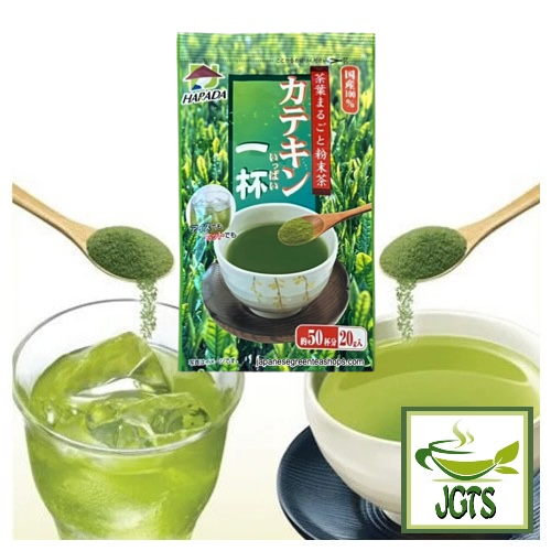 Harada Sencha One cup Of Catechin Green Tea Powder - Enjoy both hot or cold