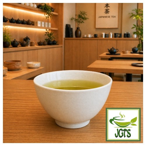 Harada Shizuoka Green Tea (100 grams) - Cup of Shizuoka green tea