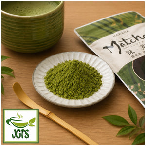 Harada Shizuoka Pure Matcha - Matcha powder in dish