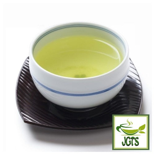 Harada Shizuoka Sencha Tea Bags - Fresh brewed in cup