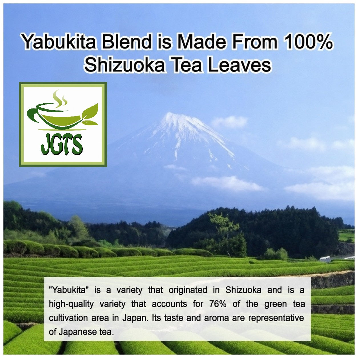 Harada Yabukita Blend Tokuyo Genmaicha with Matcha - 100% Shizuoka green tea leaves
