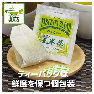 Harada Yabukita Blend Tokuyo Genmaicha with Matcha 50 Pack - Teabag individually wrapped