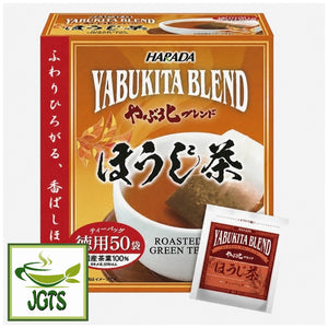 Harada Yabukita Blend Tokuyo Houjicha - package and one teabag